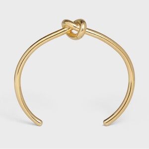 Celine Brass Knot Open Cuff Bracelet C2 or M